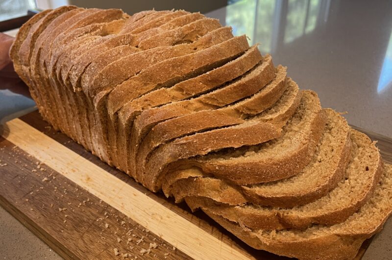 The Daily Loaf: Soft and Sturdy Fresh Milled Flour Sandwich Bread