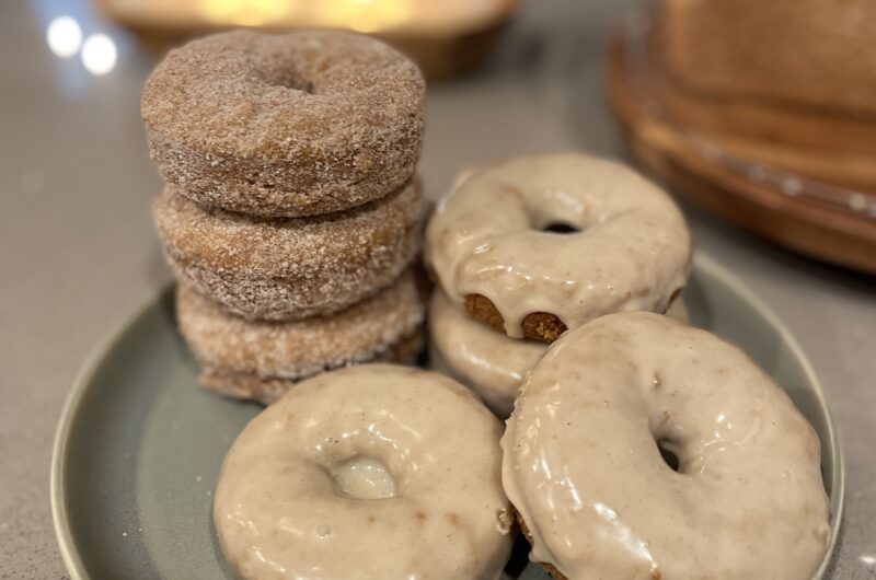 Freshly Milled Flour Pumpkin Donuts